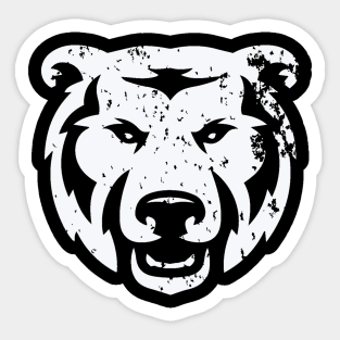 White Milde Bear Sticker